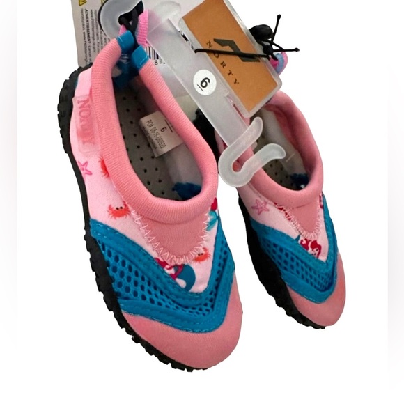 Norty Pink Mermaid Water Shoes size 6 NWT - Picture 1 of 7